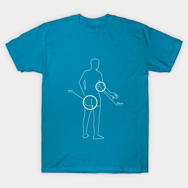 Arse/Elbow T-Shirt by stephencase